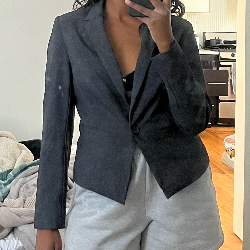 Vintage sears gray blazer